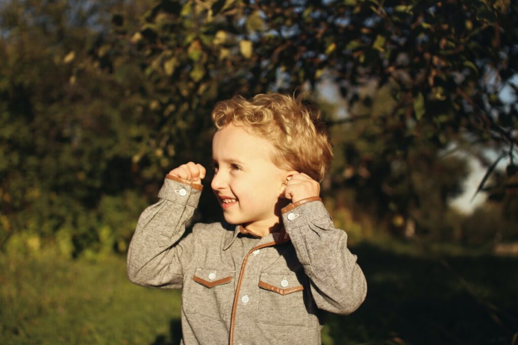 Lifestyle photography happy child playing