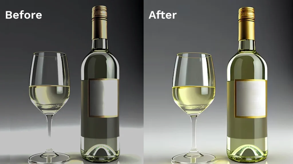 Photo editing before after 