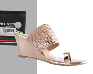 footwear image editing