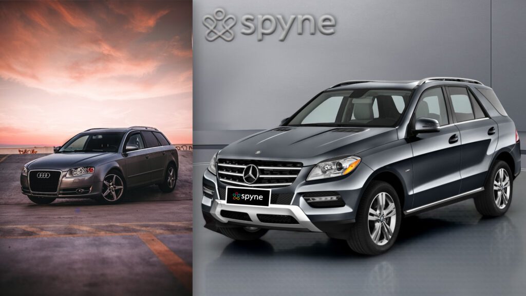 Car Stock Photos Vs. Custom Backgrounds