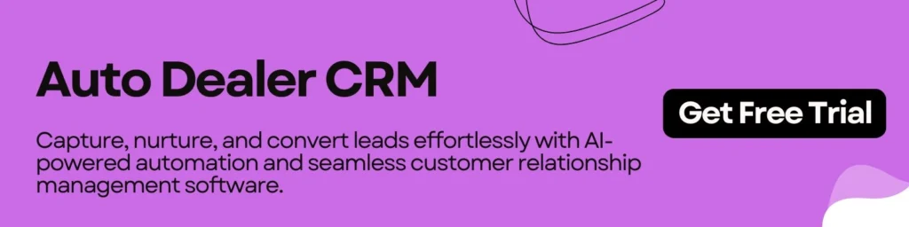 Auto Dealer CRM