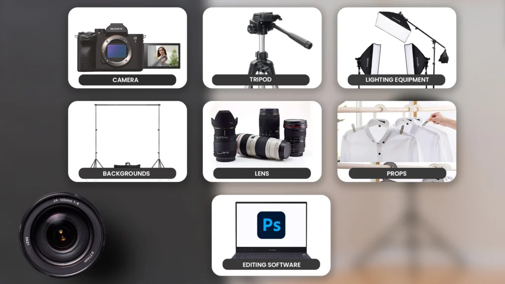 Equipment of E=Commerce Photography