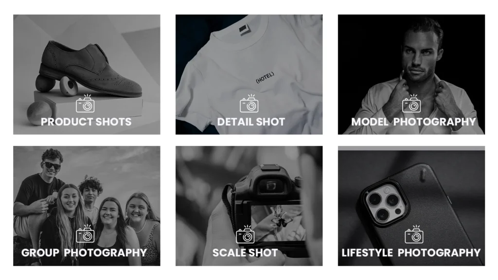 Types of E-Commerce Photography