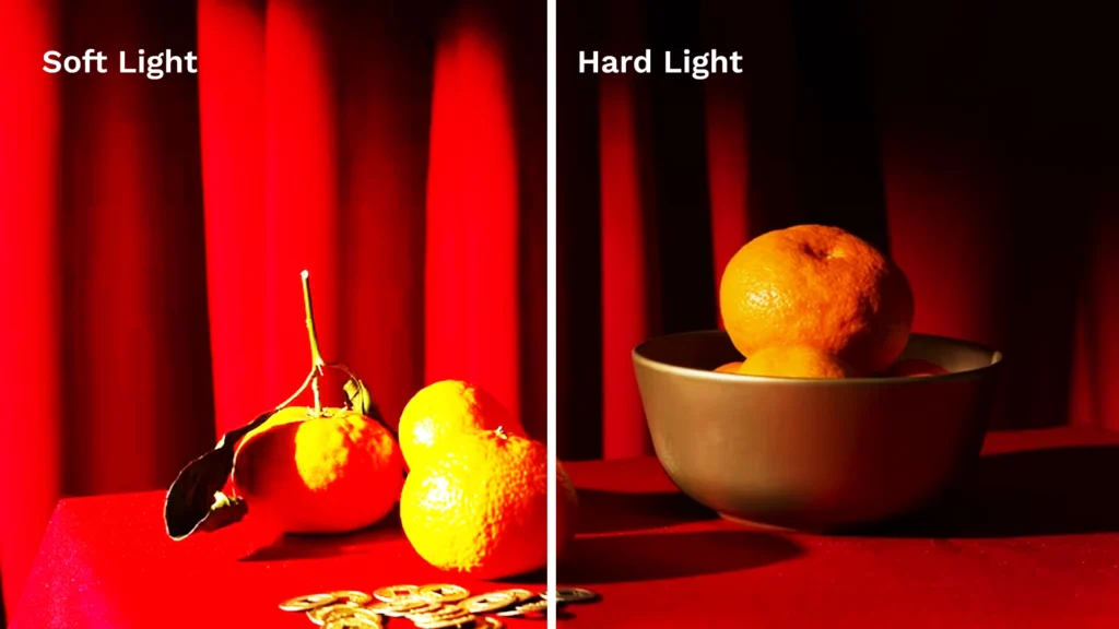 Soft vs Hard Lighting Food Photography 