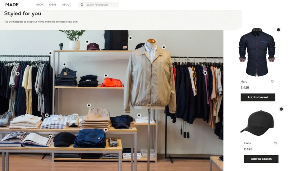 Examples of Visual Commerce