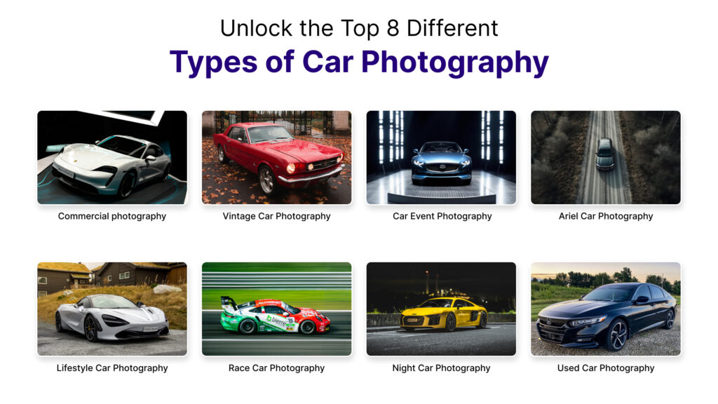 Types of car photography