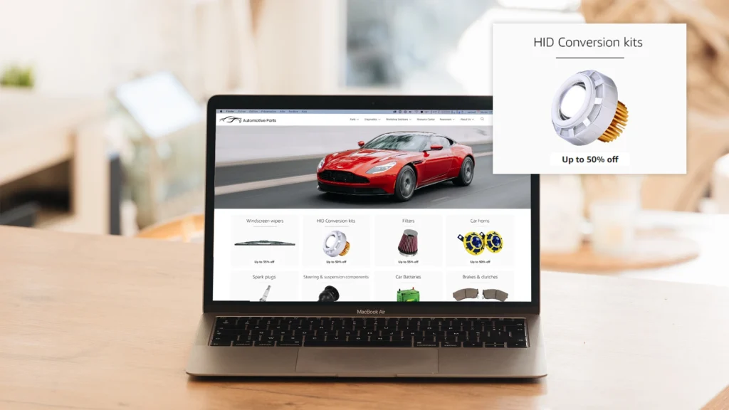Ecommerce platform for Car part catalog