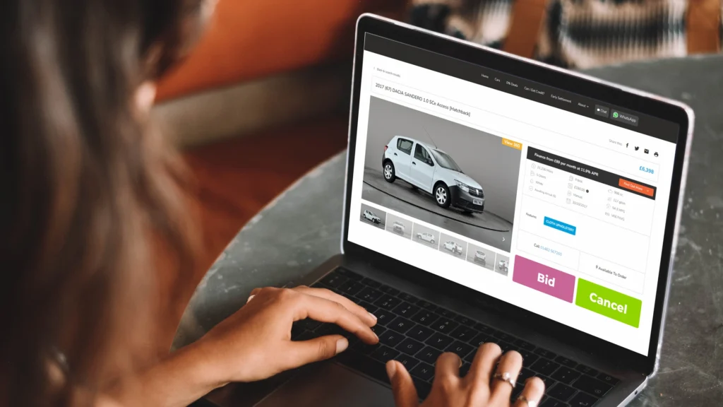 Car auction searching