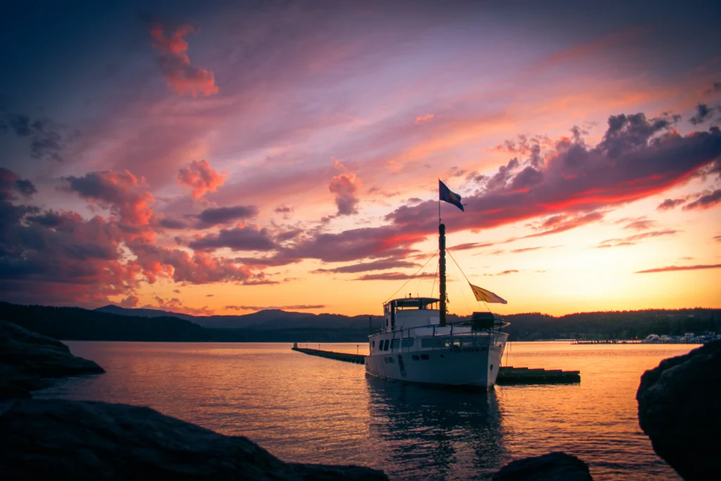 Golden Hour Magic Boat Photoshoot