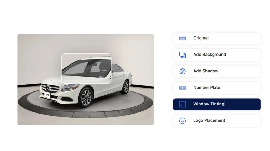 AI auto window tinting