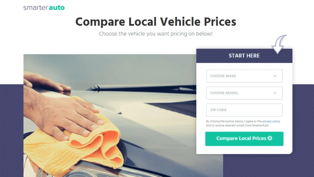 SmarterAuto Landing Page