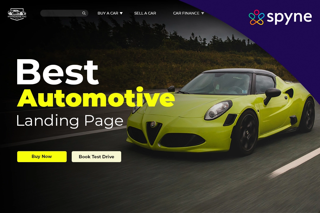 Landing Page Automotive