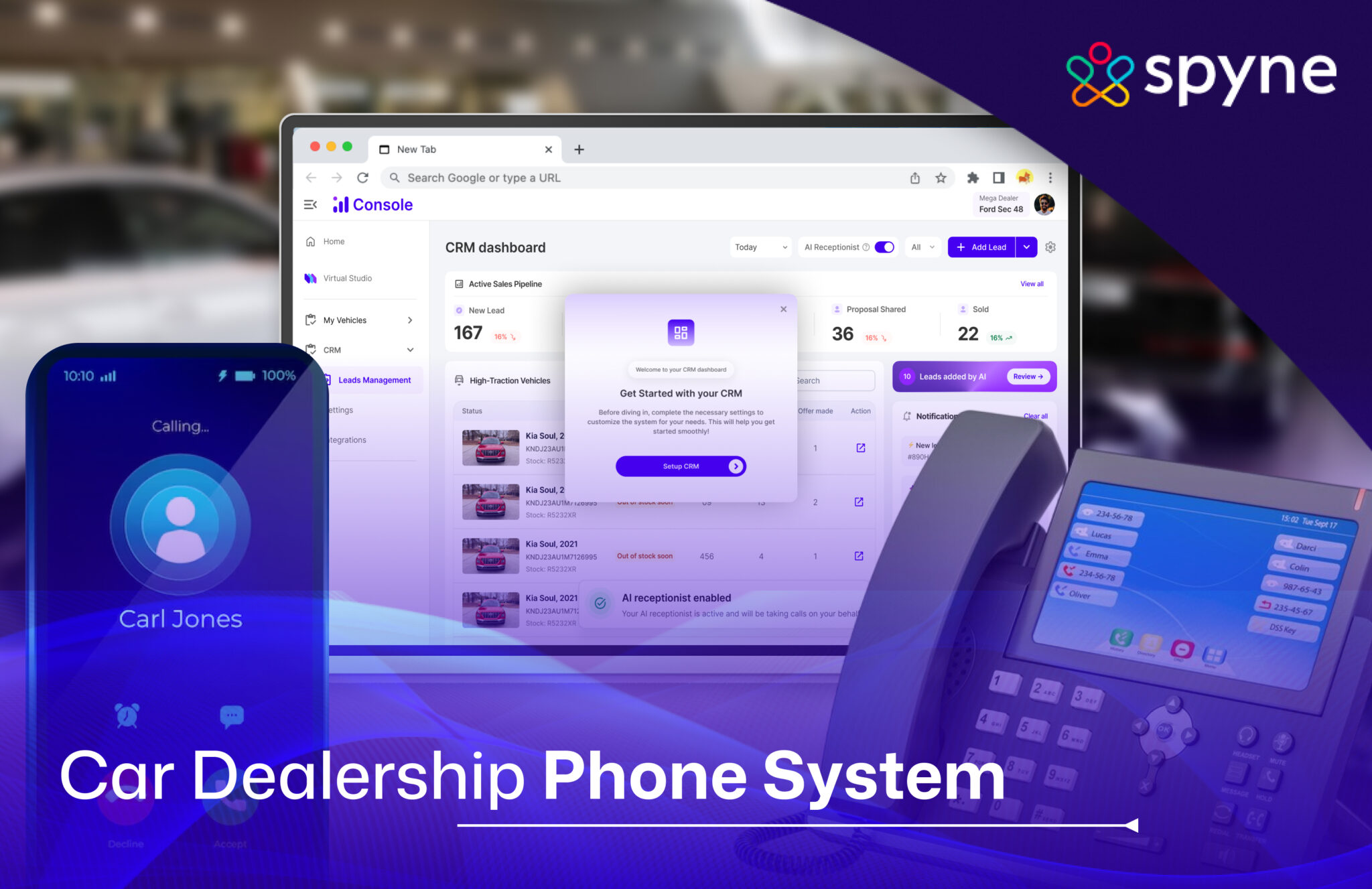 Best AI Integrated Communication Car Dealership Phone System