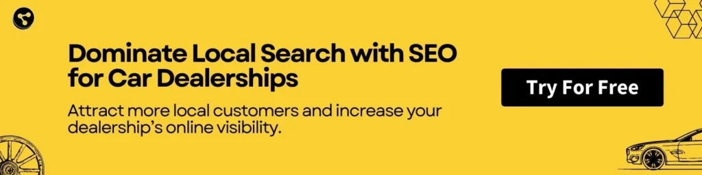Domain local search with seo for car dealerships