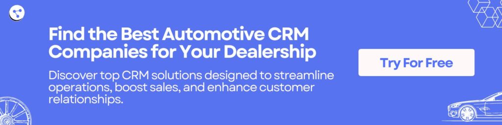 automotive crm companies 