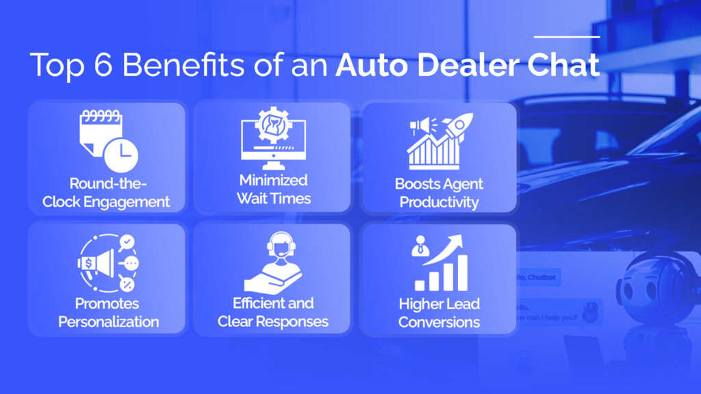Top 6 Benefits of an Auto Dealer Chat