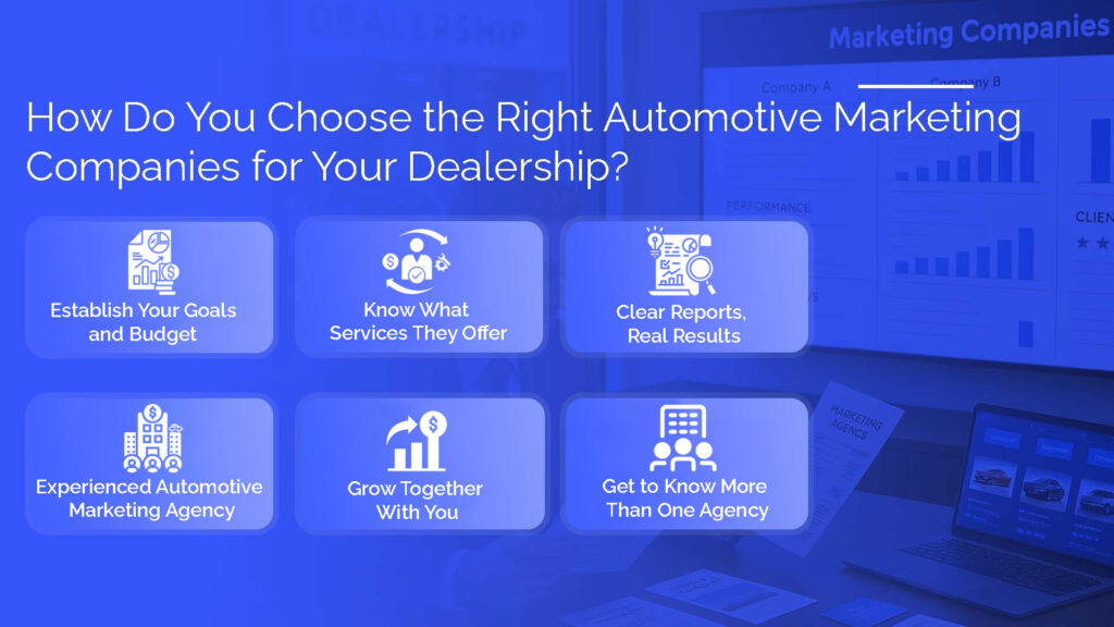How to Choose the Right Automotive Marketing Companies for Your Dealership?
