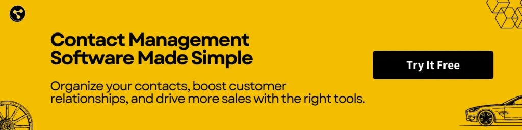 Contact Management Software for Car Dealerships