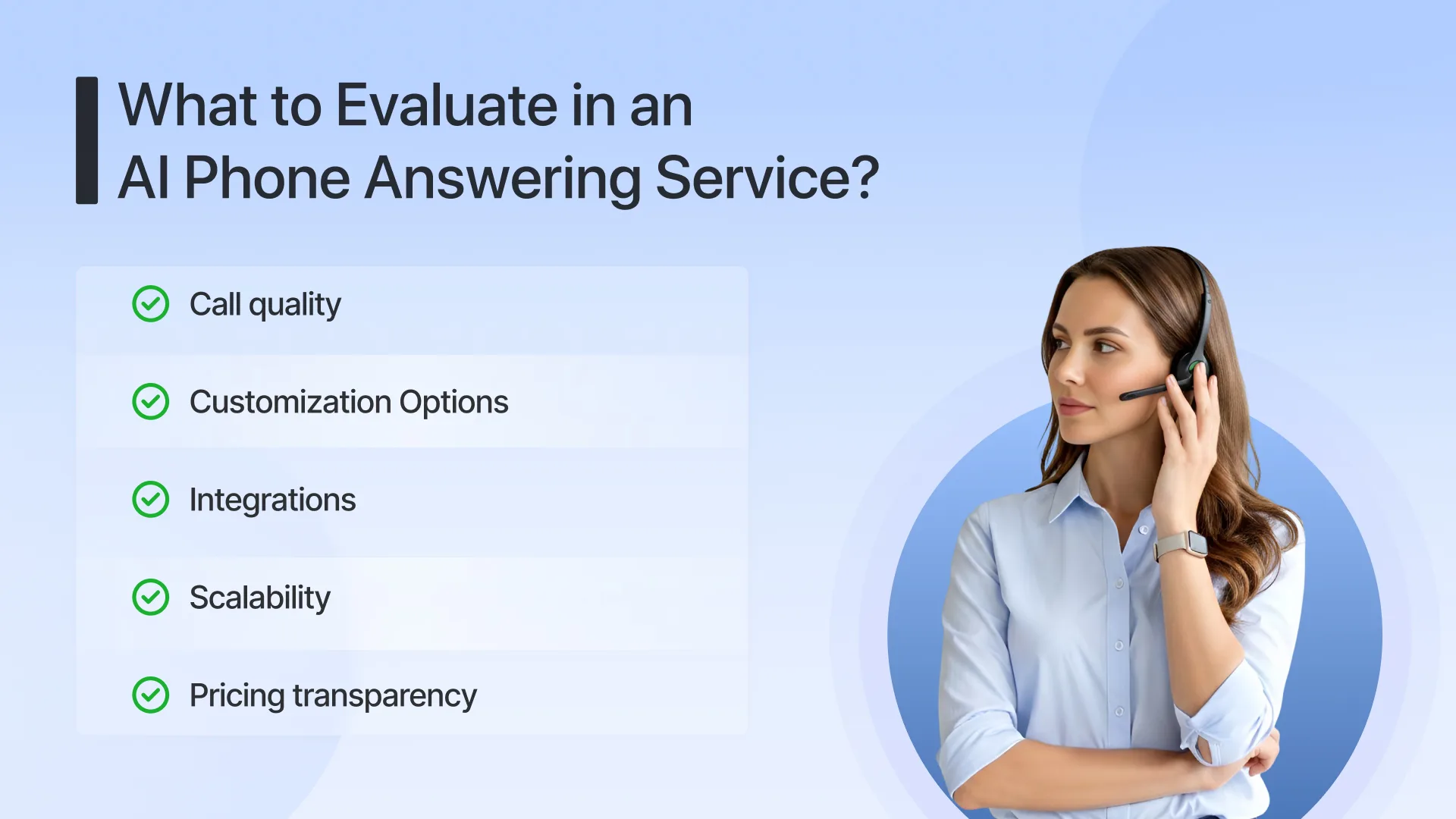 What to Look for When Choosing an AI Phone Answering Service?