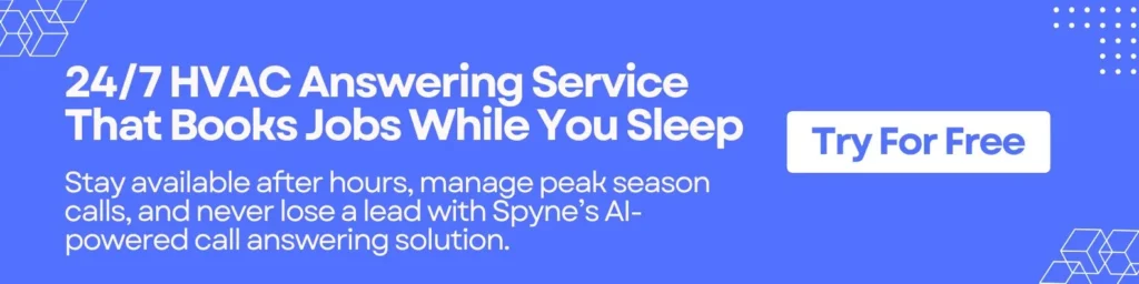 24/7 HVAC Answering Service That Books Jobs While You Sleep 