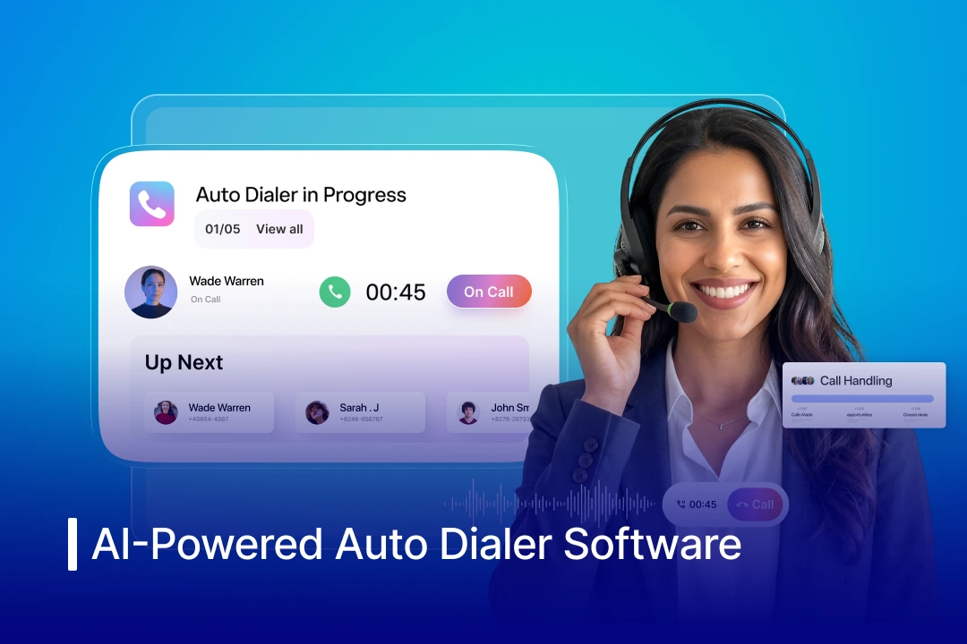 Image showing an auto dialer software for call centers