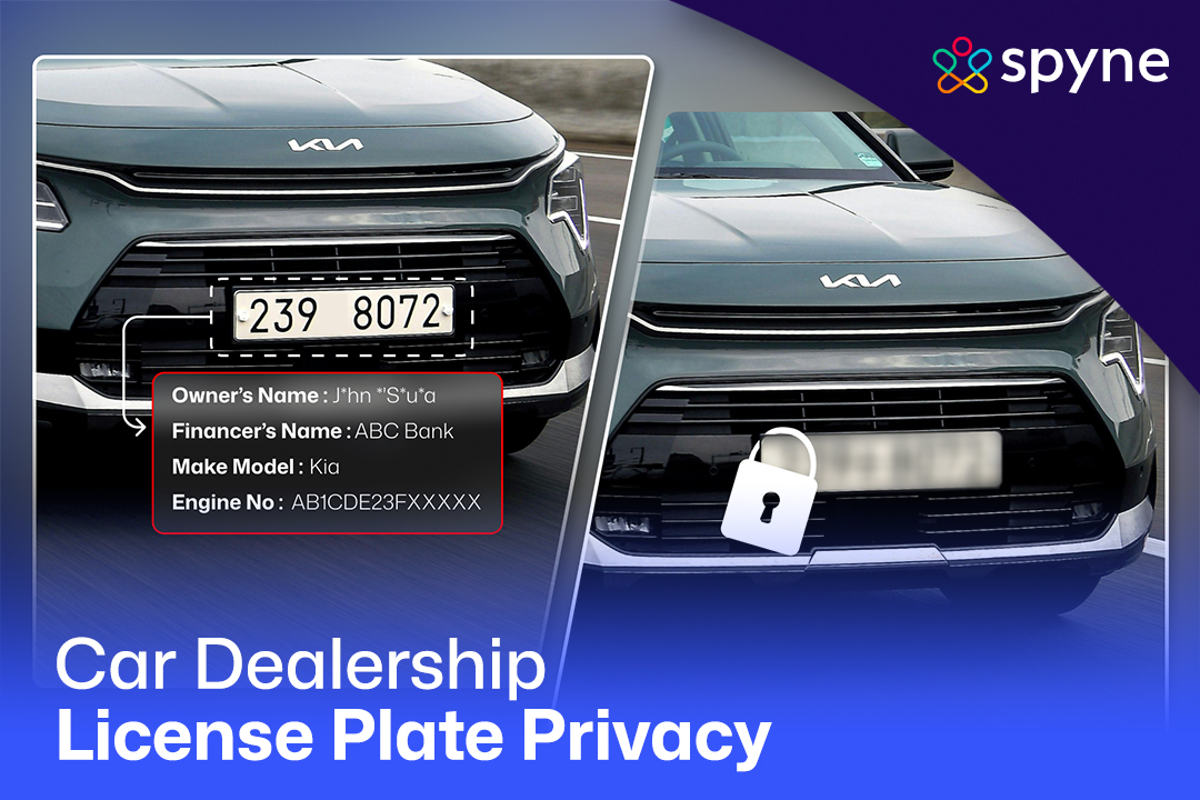 car dealership license plate privacy