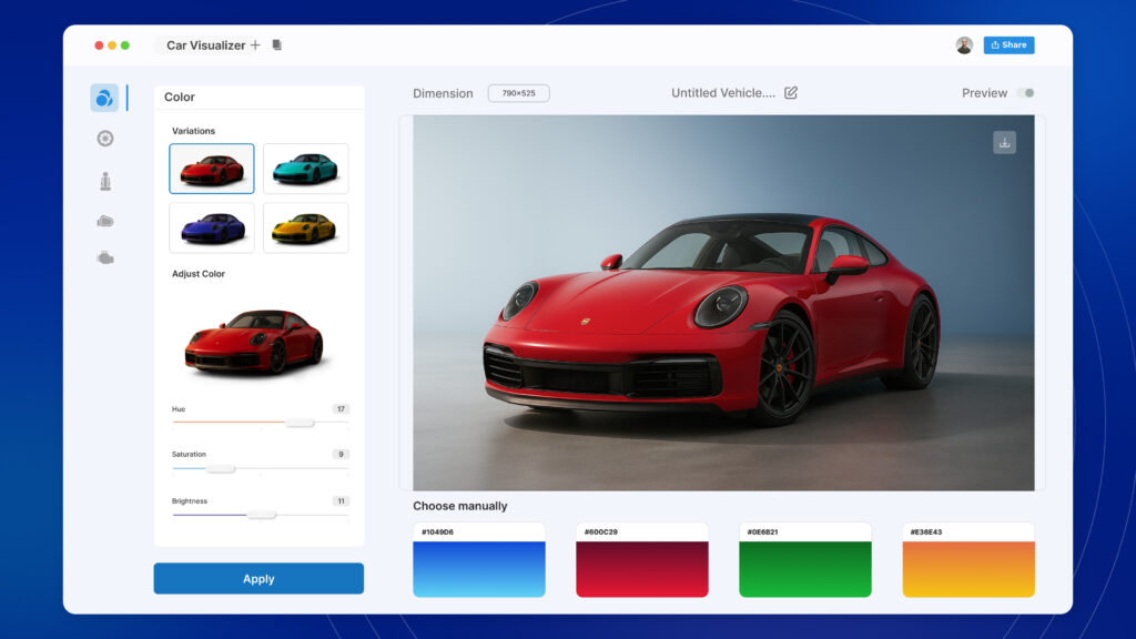 free car wrap visualizer tools