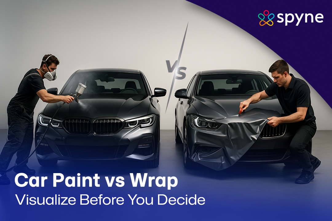 car paint vs wrap visualizer