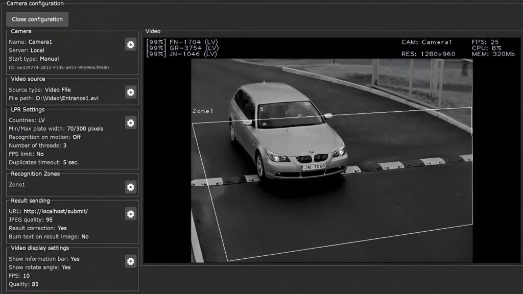number plate blur sdk