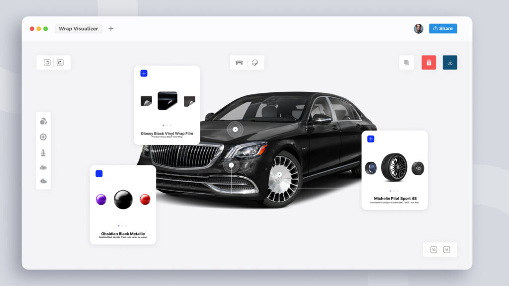 wrap visualizer for designers