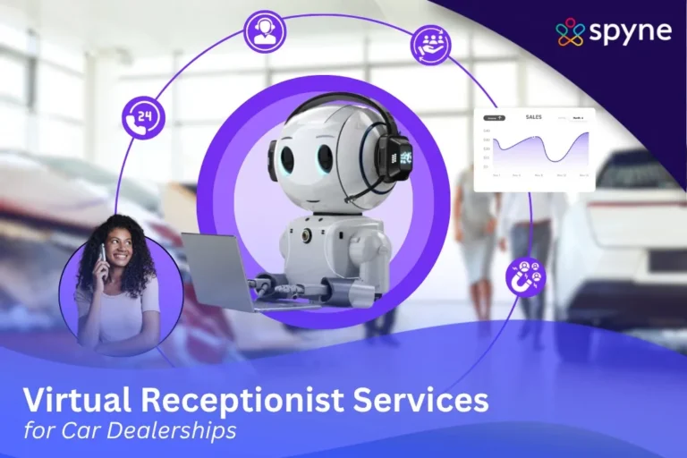 Virtual receptionist services for car dealerships