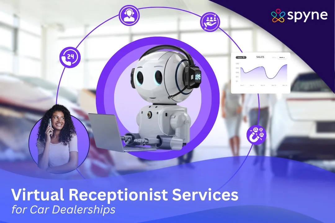 Virtual receptionist services for car dealerships