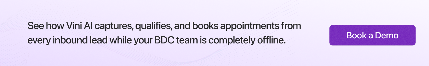 Should your dealership outsource the BDC or use AI? Book a demo with spyne