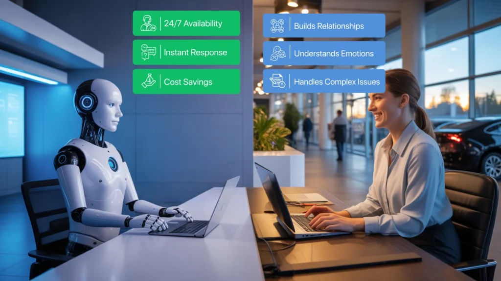 Differences Between AI Receptionist and Human Receptionist