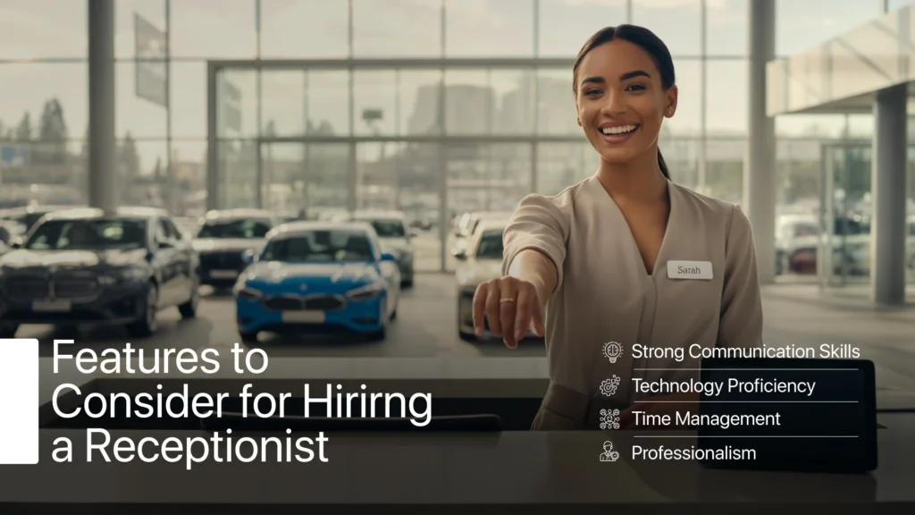 Features to Consider for Hiring a Receptionist