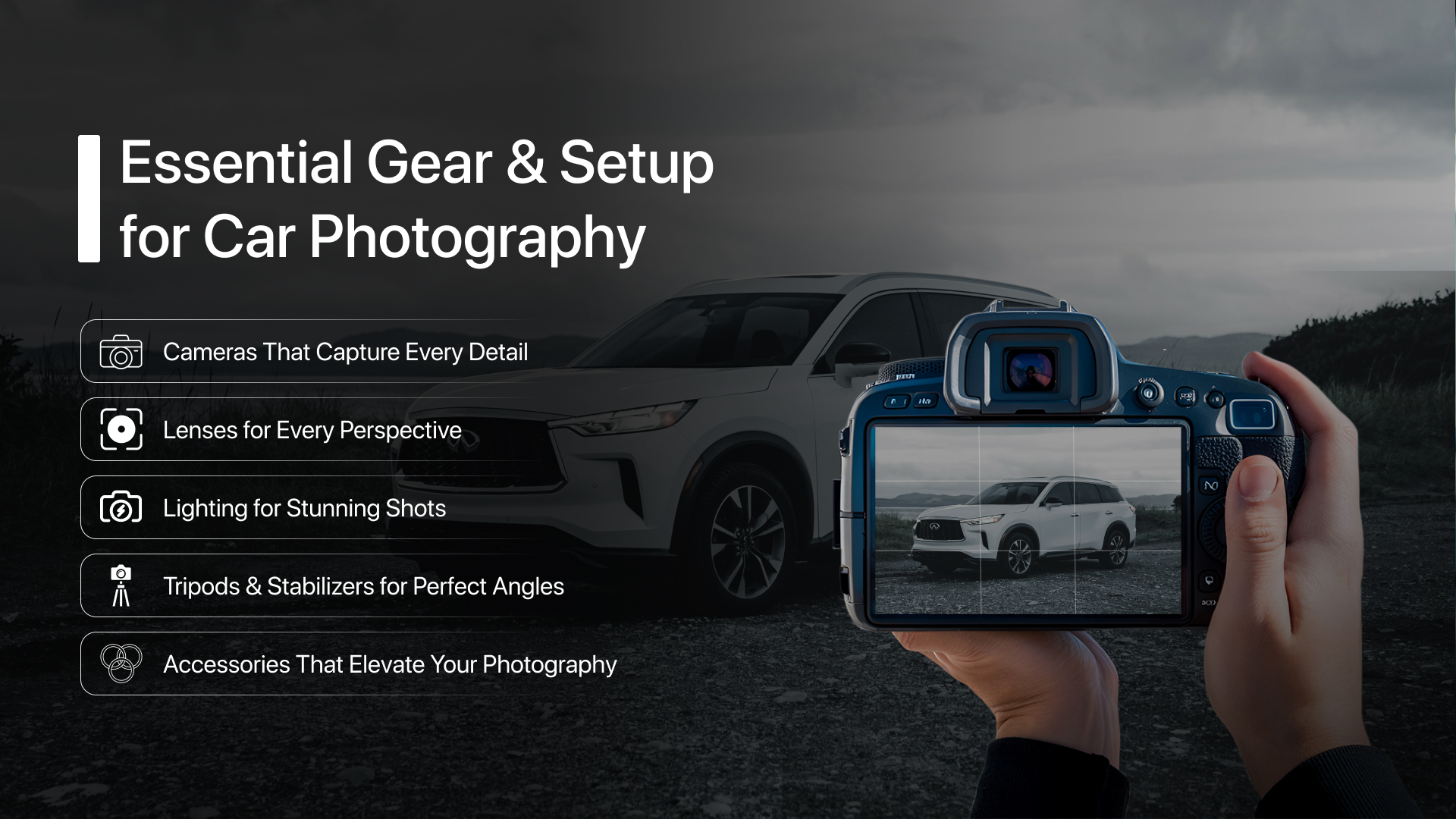 Essential Gear for Car Photography