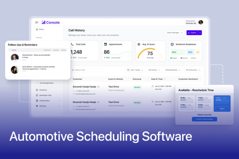 Automotive Scheduling Software