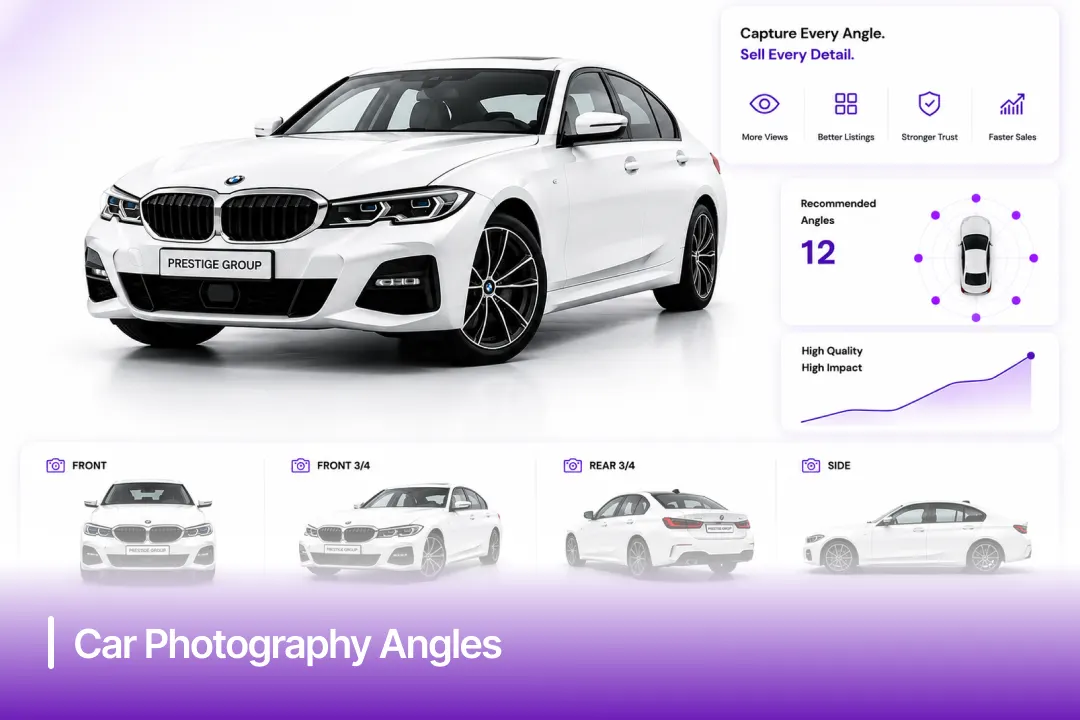 Best Car Photography Angles for High-Converting Vehicle Listings