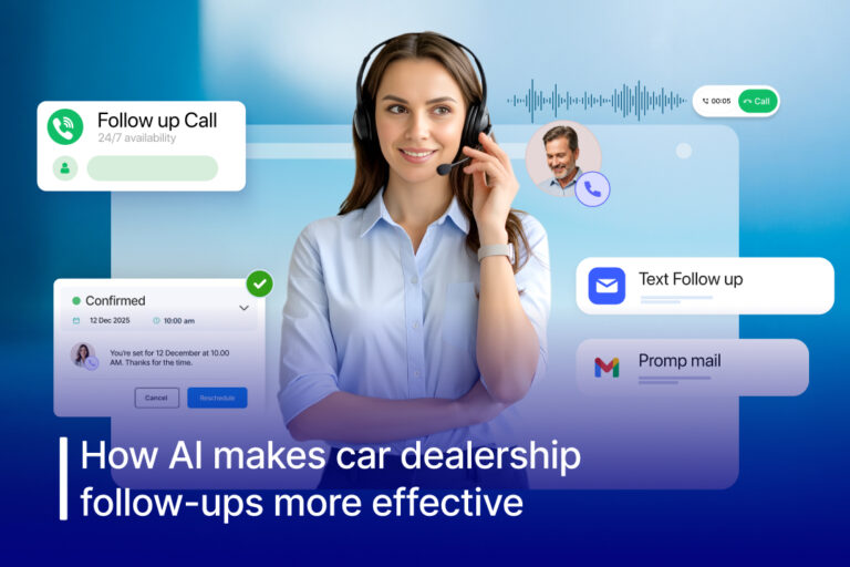 AI for car dealership follow ups