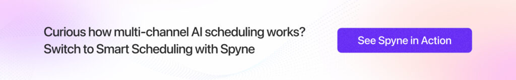 Curious how multi-channel AI scheduling works