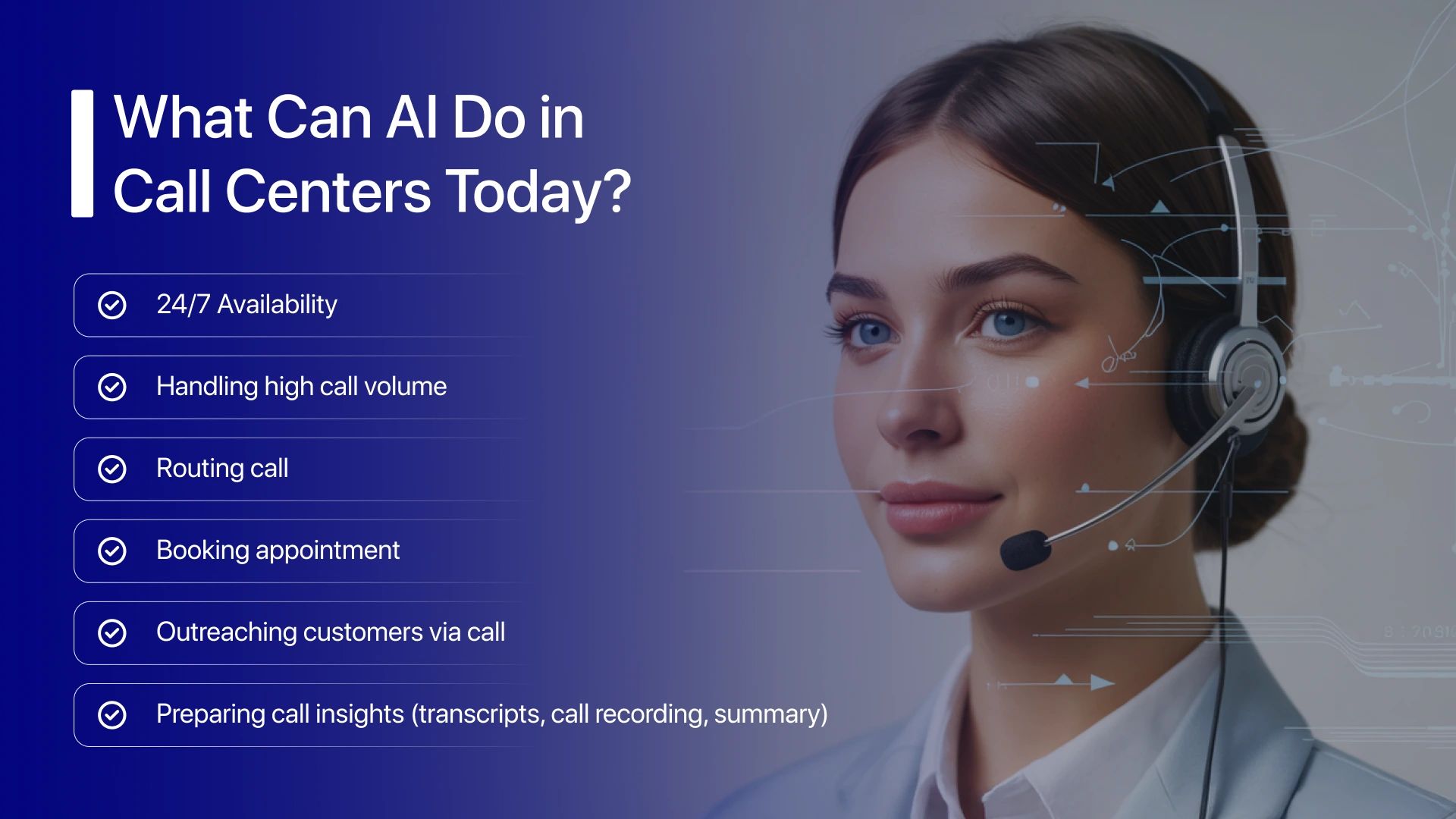 What AI Do in Call Centers