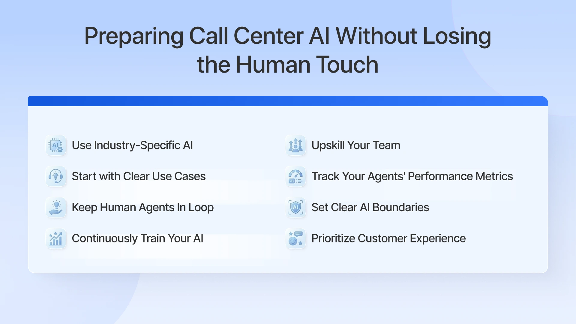 How to Prepare Your AI for Call Center