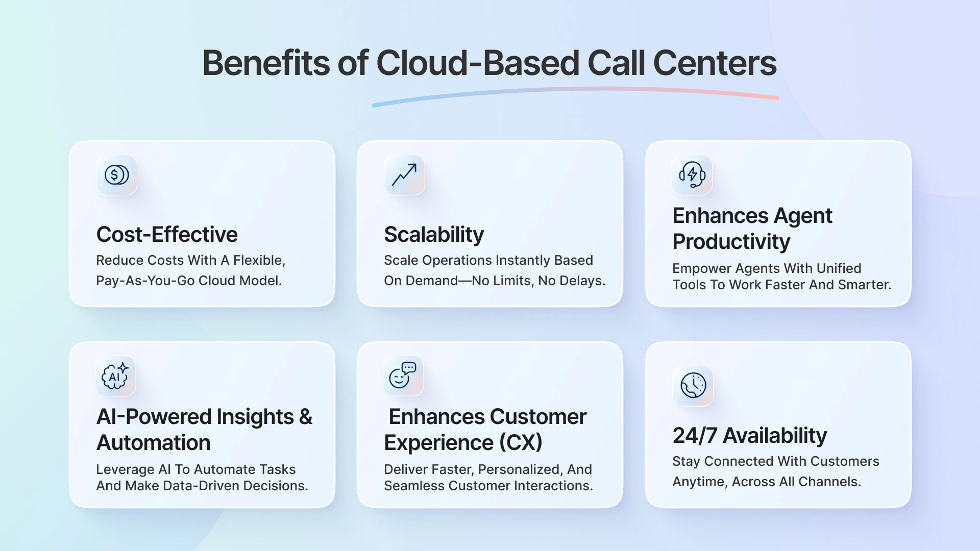 Benefits of Cloud-Based Call Centers