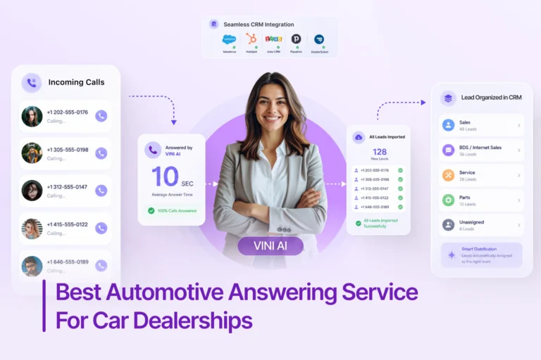 Best Automotive Answering Service for Car Dealerships | Book a demo with Spyne