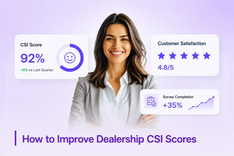 How AI Improves Dealership CSI Scores, and Keeps Them Up?
