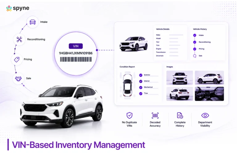 VIN-based inventory management