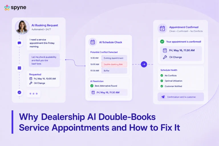 Dealership AI Scheduling Errors: DMS Sync, Double Bookings, and Failed Write-Back